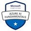Microsoft Certified: Azure AI Fundamentals badge